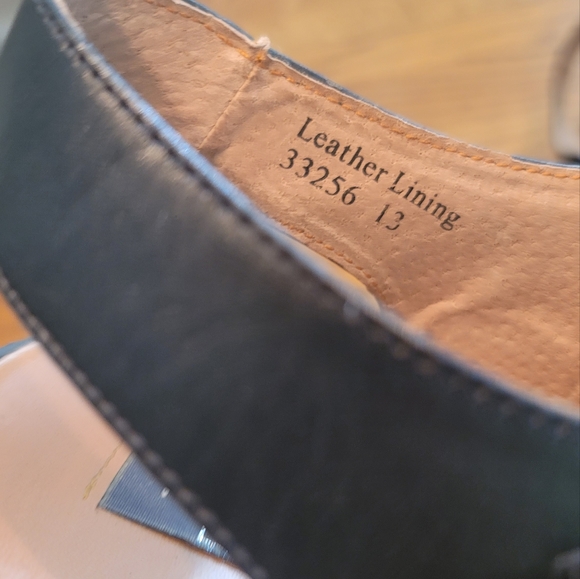 Majestic Collection Black Leather Open Closed Toe Slingback Sandals Shoes 13 - Picture 8 of 11